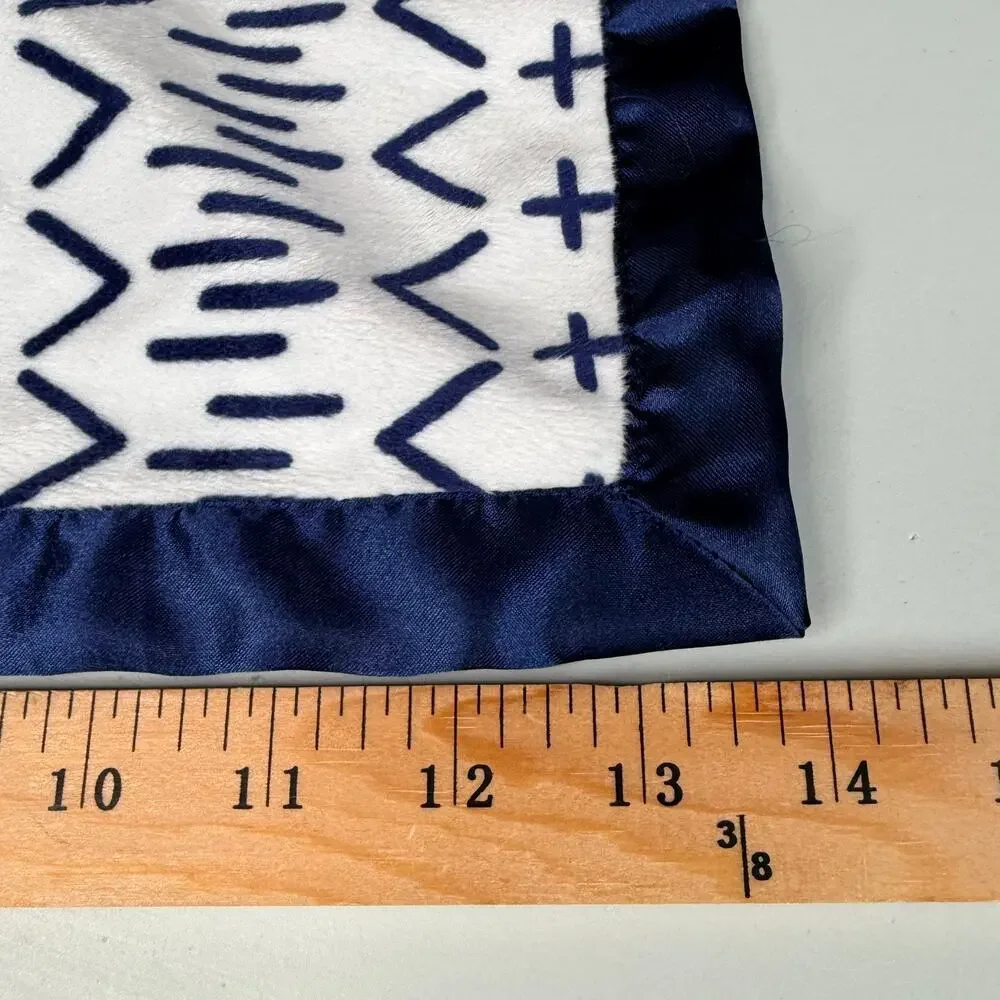 Cloud Island Sloth Lovey Security Blanket Replacement Lovey Navy Geometric 14